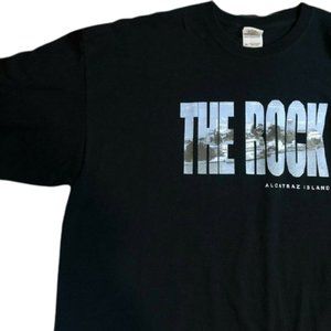 Vintage The Rock Alcatraz Island  Tee Black 1996